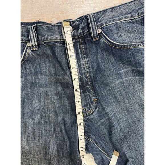 MENS HUGO BOSS MEDIUM WASH REGULAR FIT STRAIGHT LEG BLUE JEANS 33X32 - Picture 12 of 14